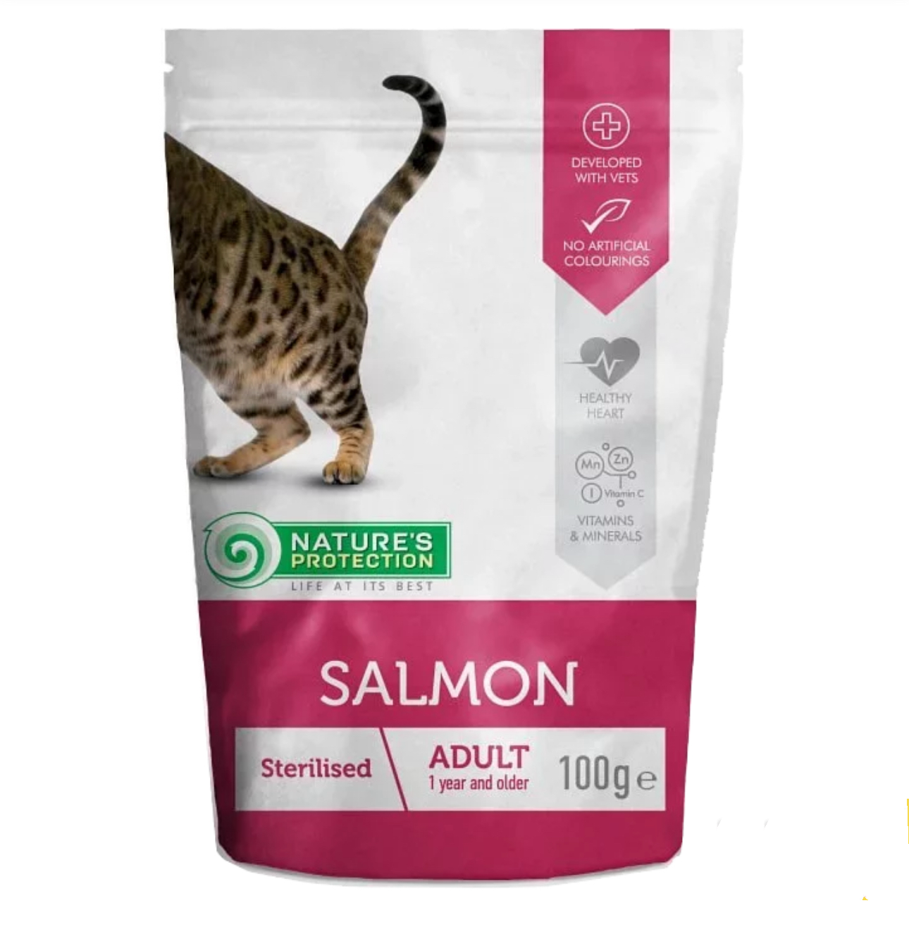 Nature's Protection 三文魚 成年絕育貓配方 貓主食濕糧 100g
