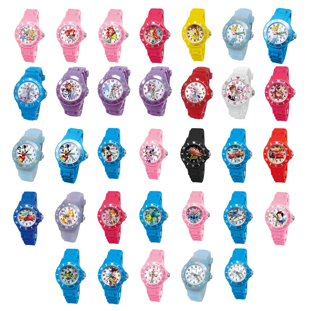 【兒童錶】Disney 迪士尼 數字框錶 卡通 兒童 中硅膠 手錶