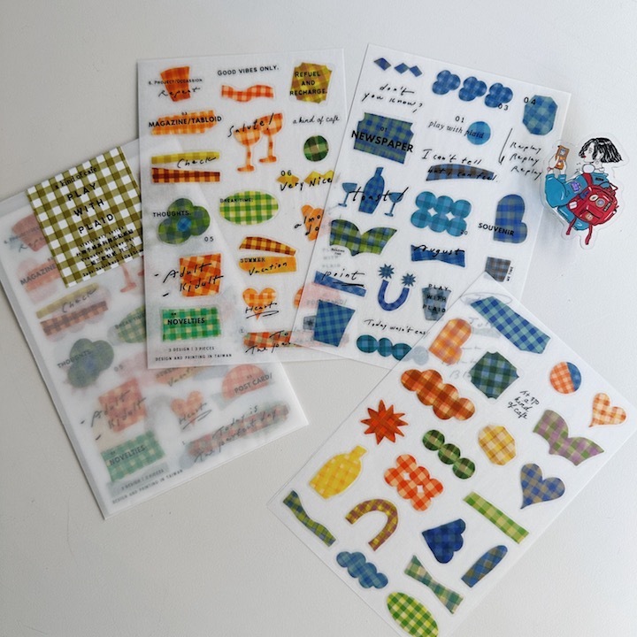 自由格 3入轉印貼紙組｜什物 A KIND OF CAFE