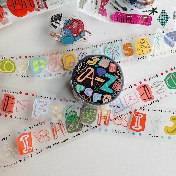 The A to Z PET膠帶｜什物 A KIND OF CAFE