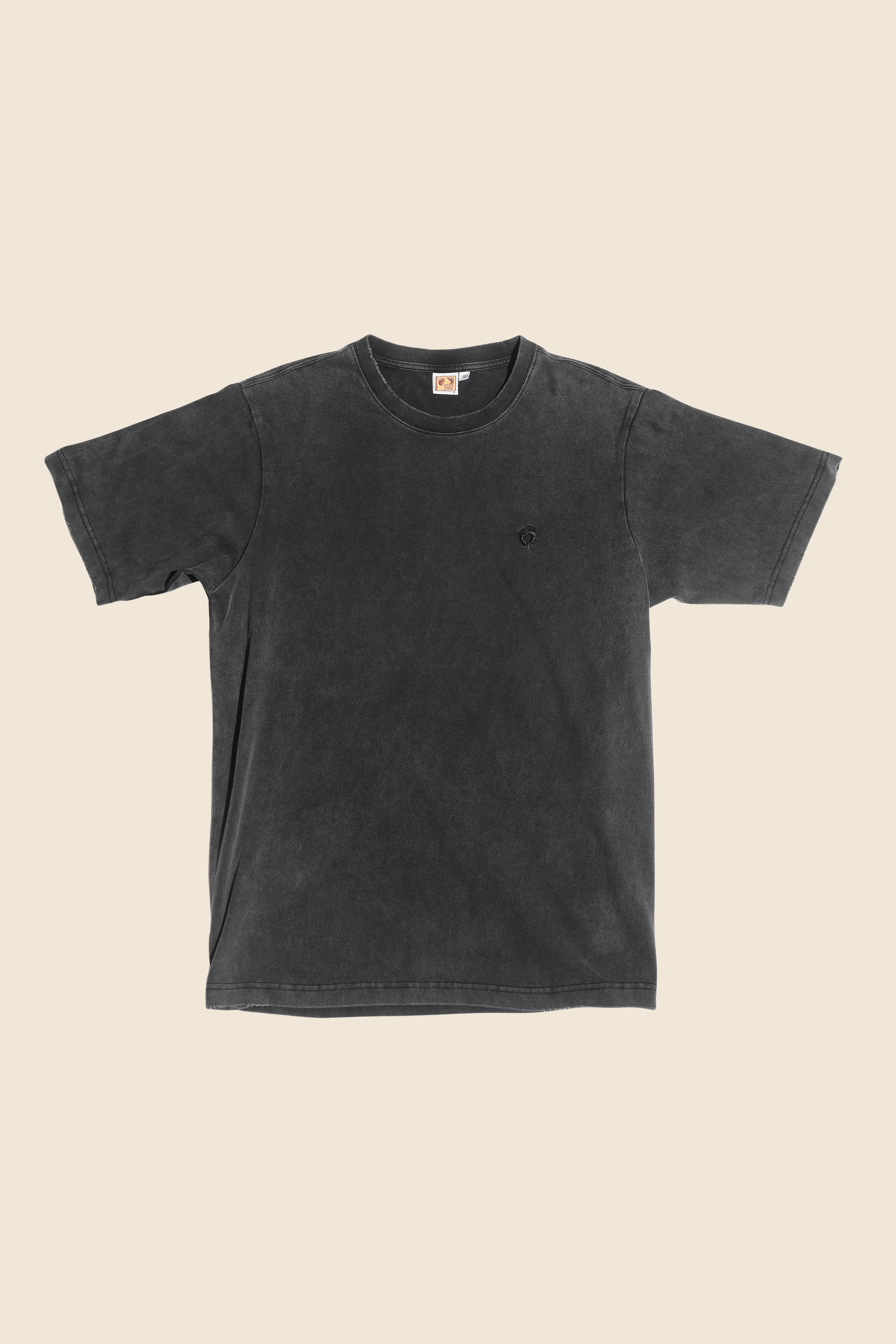 HANG TEN x SOL GOODS - BACK TO ORIGINAL短TEE - 水洗黑