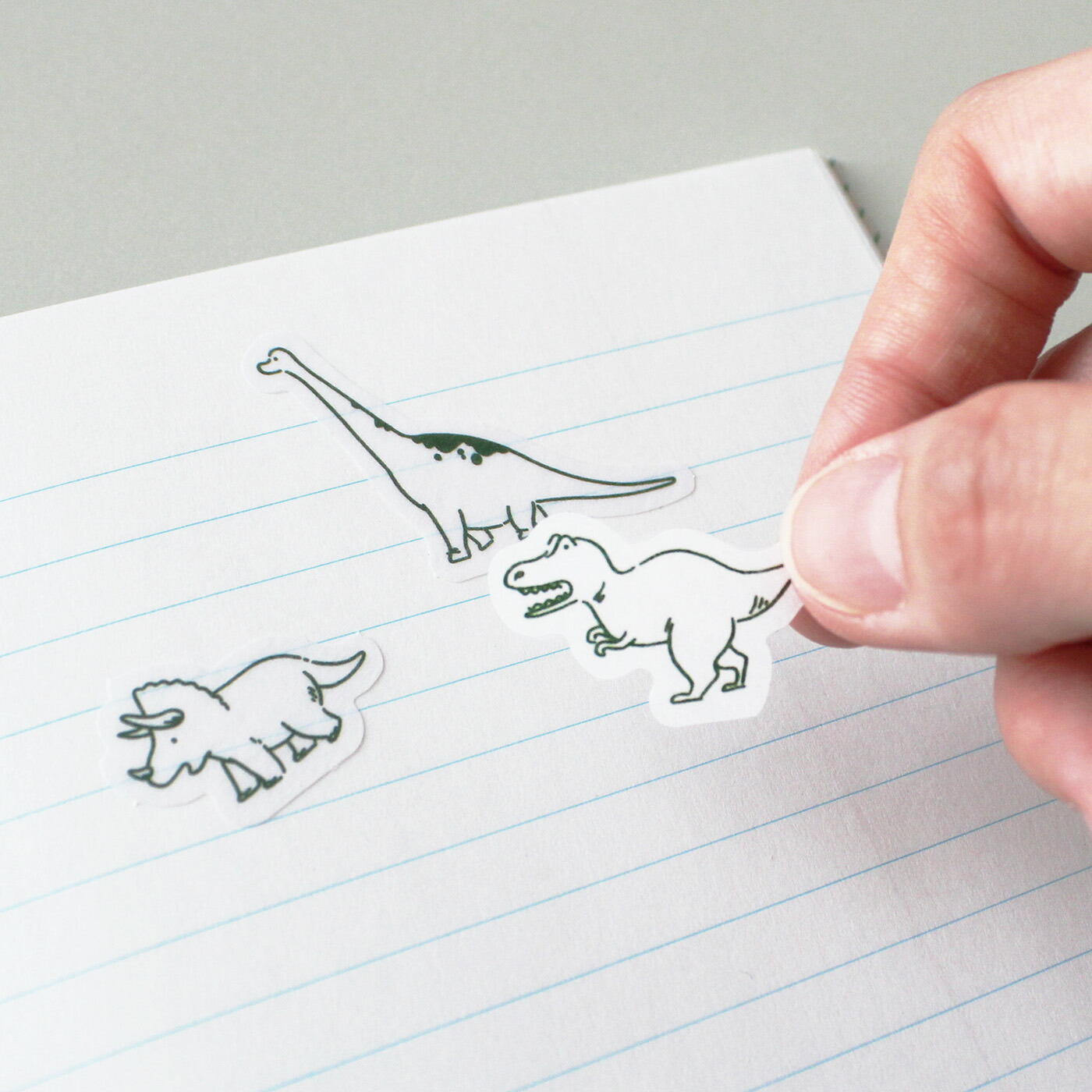 AH LA LA動物遊行 24枚 和紙貼紙包 幽靈 恐龍 幽浮｜日本EL COMMUN