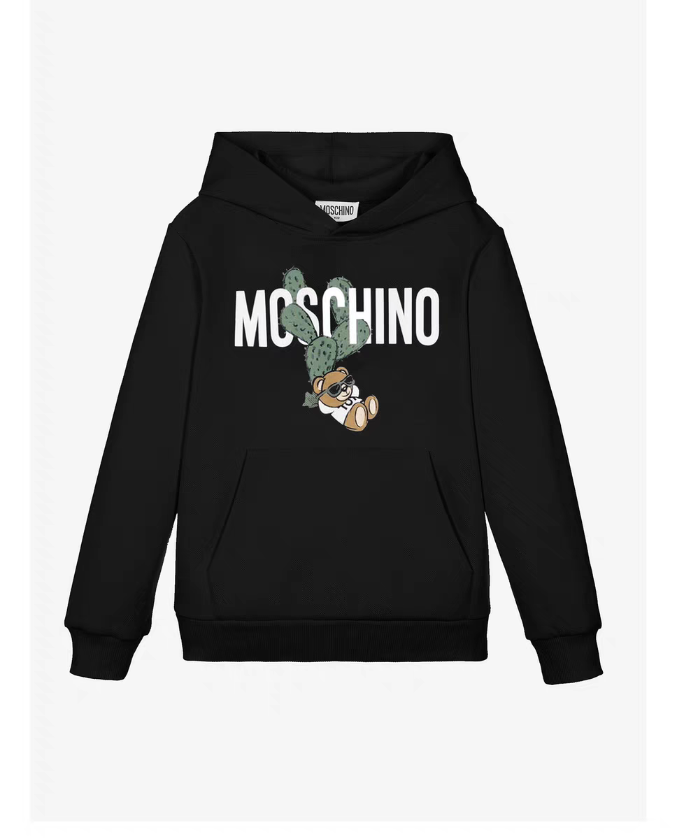 MOSCHINO KIDS 黑色 仙人掌 有帽衞衣