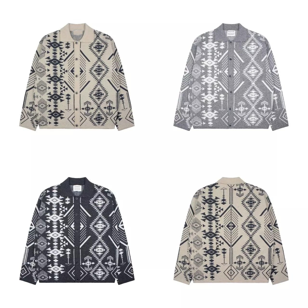 (韓國獨家特價)奢華領針織開襟衫