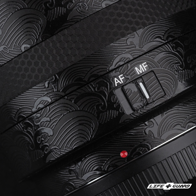 LIFE+GUARD 7Artisans AF 50mm F1.8 貼膜質感特寫，LIFE+GUARD 設計風格