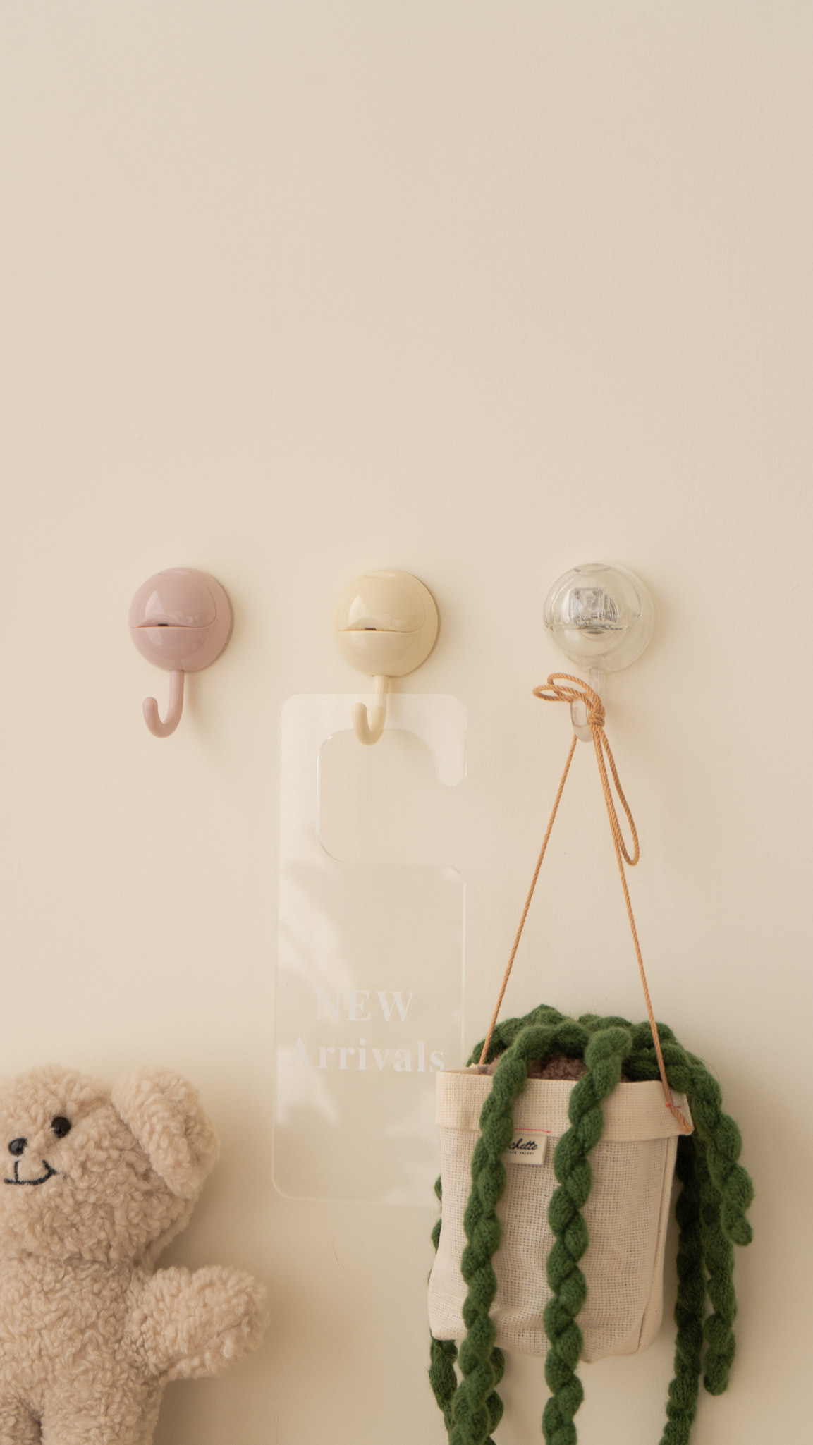 吸盤式掛勾 (可隨時拆卸)