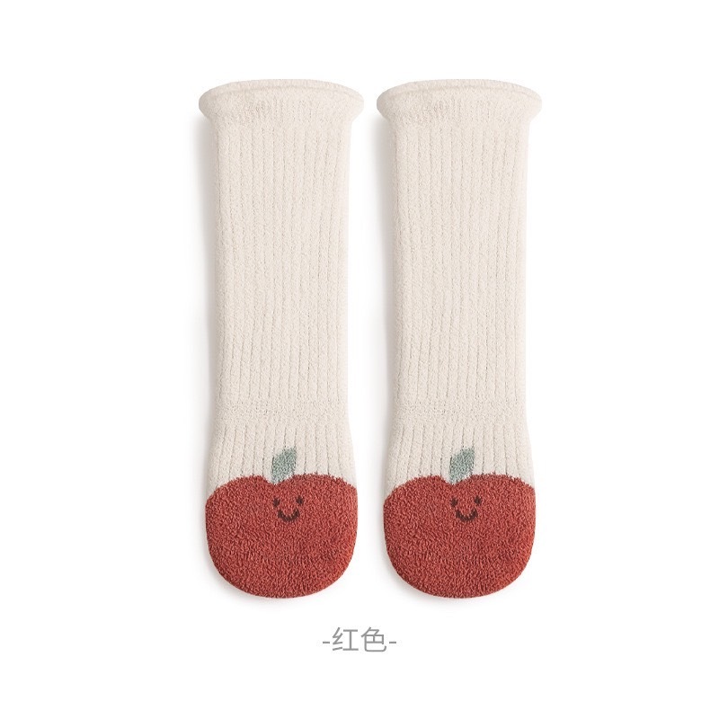 可愛小圖長厚襪