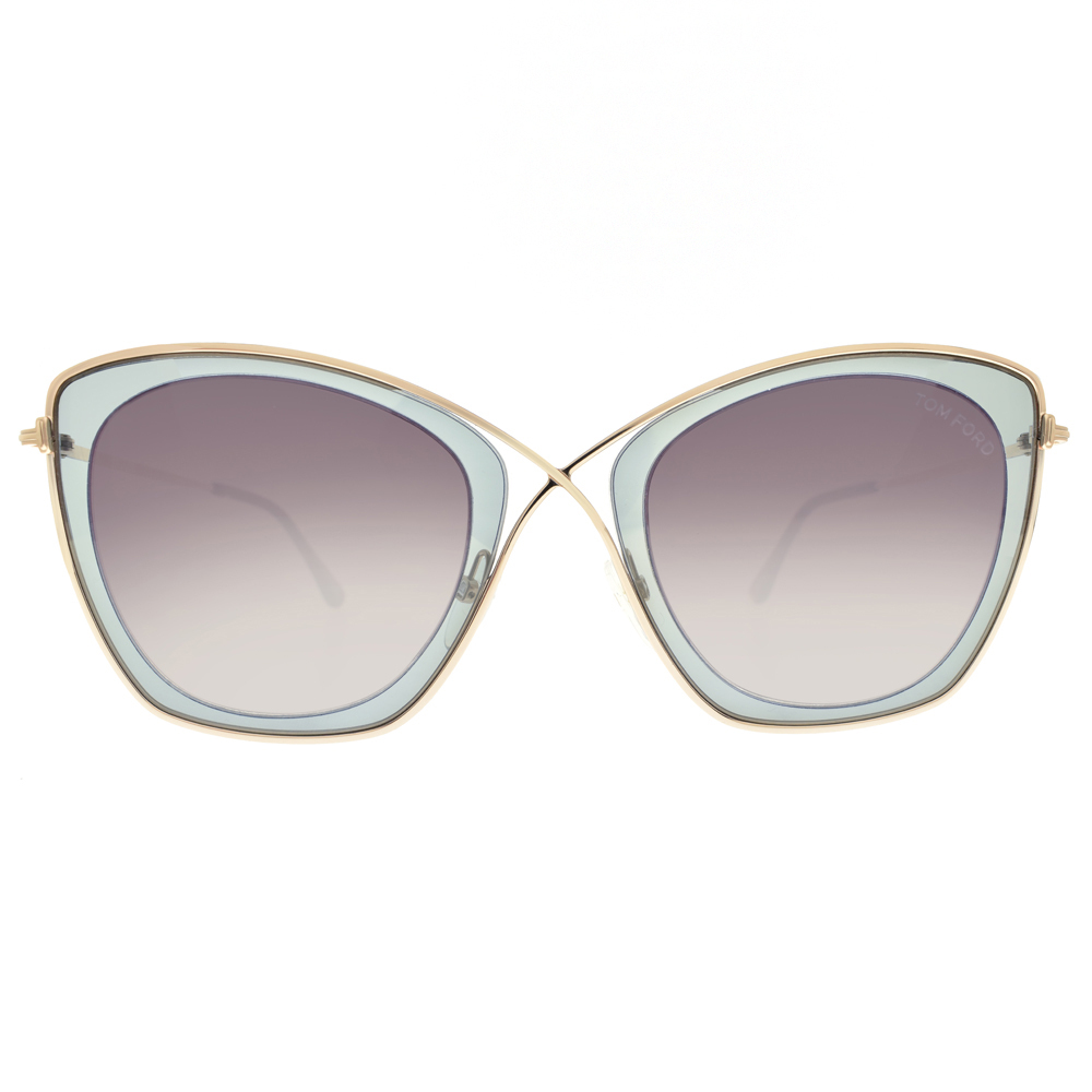 【TOM FORD】TOM0605 50K 造型貓眼方框太陽眼鏡