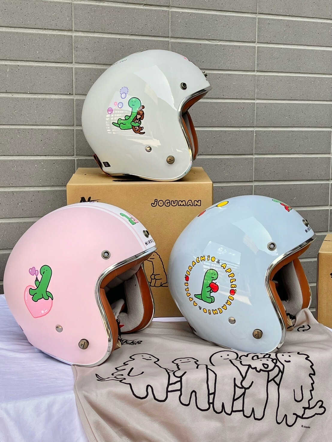 #現貨 JOGUMAN x Nikko 恐龍 腕龍 臘腸狗 限量聯名安全帽