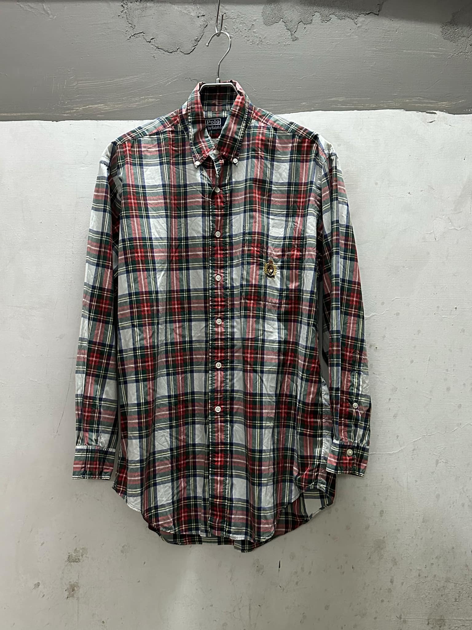 90’s Polo Ralph Lauren Cotton Check L/S Shirt
