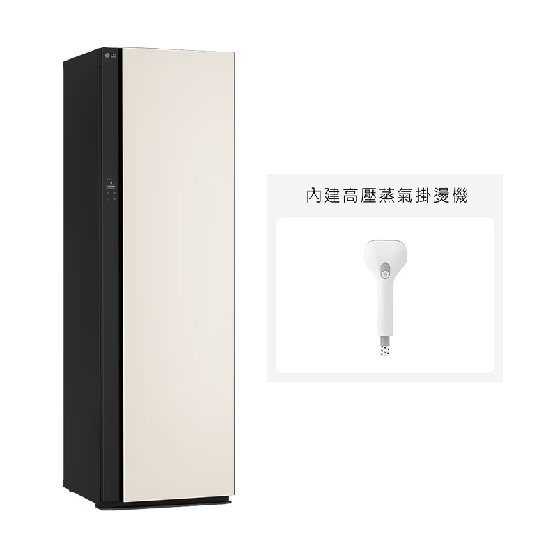【結帳現折】LG樂金 All New Styler蒸氣電子衣櫥 二代 奢華鏡面 含手持蒸氣掛燙機 雪霧白 R723SB