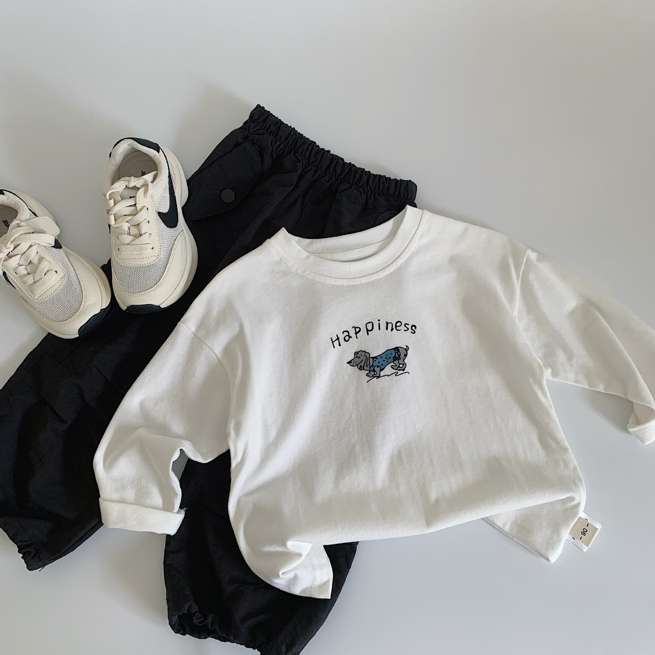 簡約圓領百搭上衣