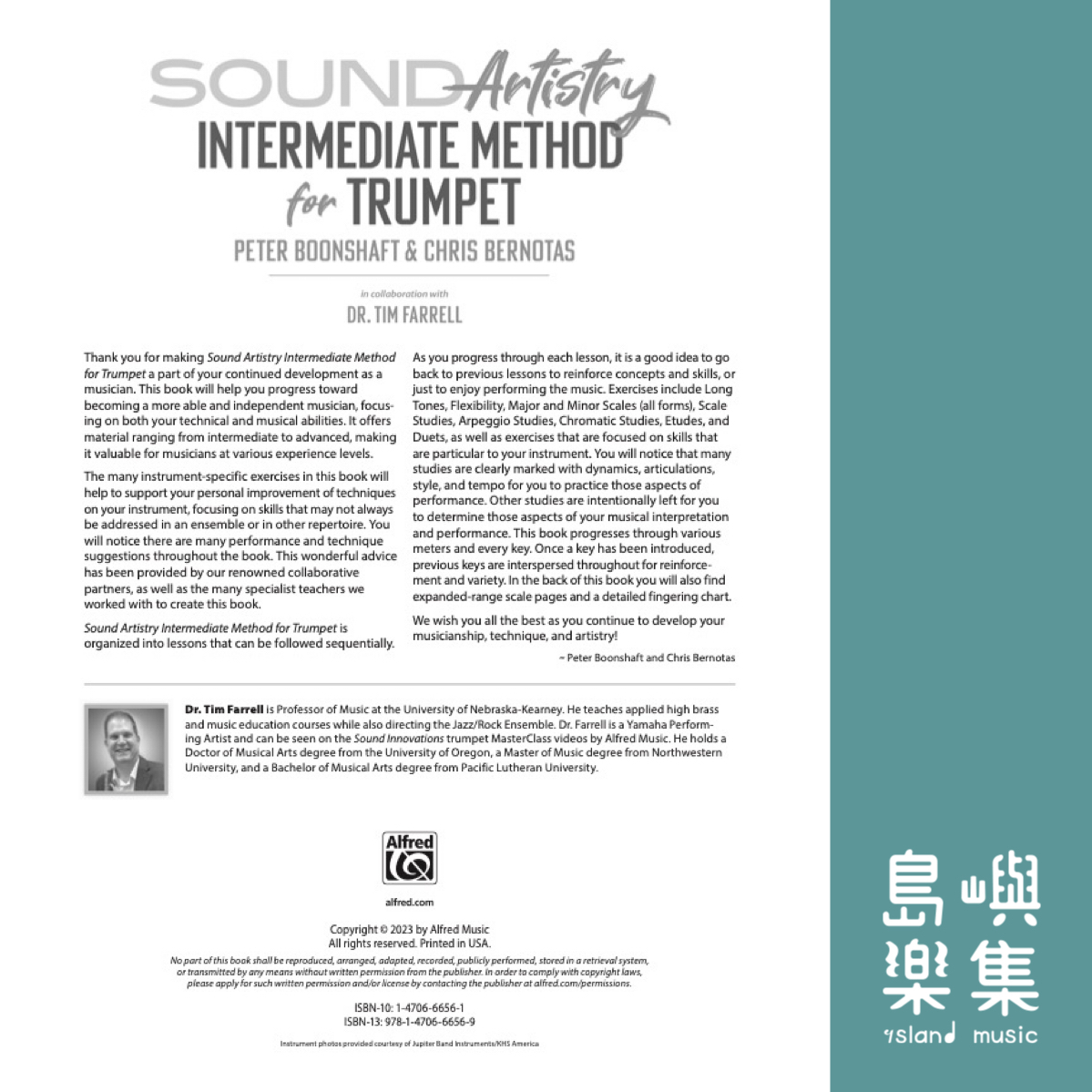 Sound Artistry Intermediate Method for Trumpet