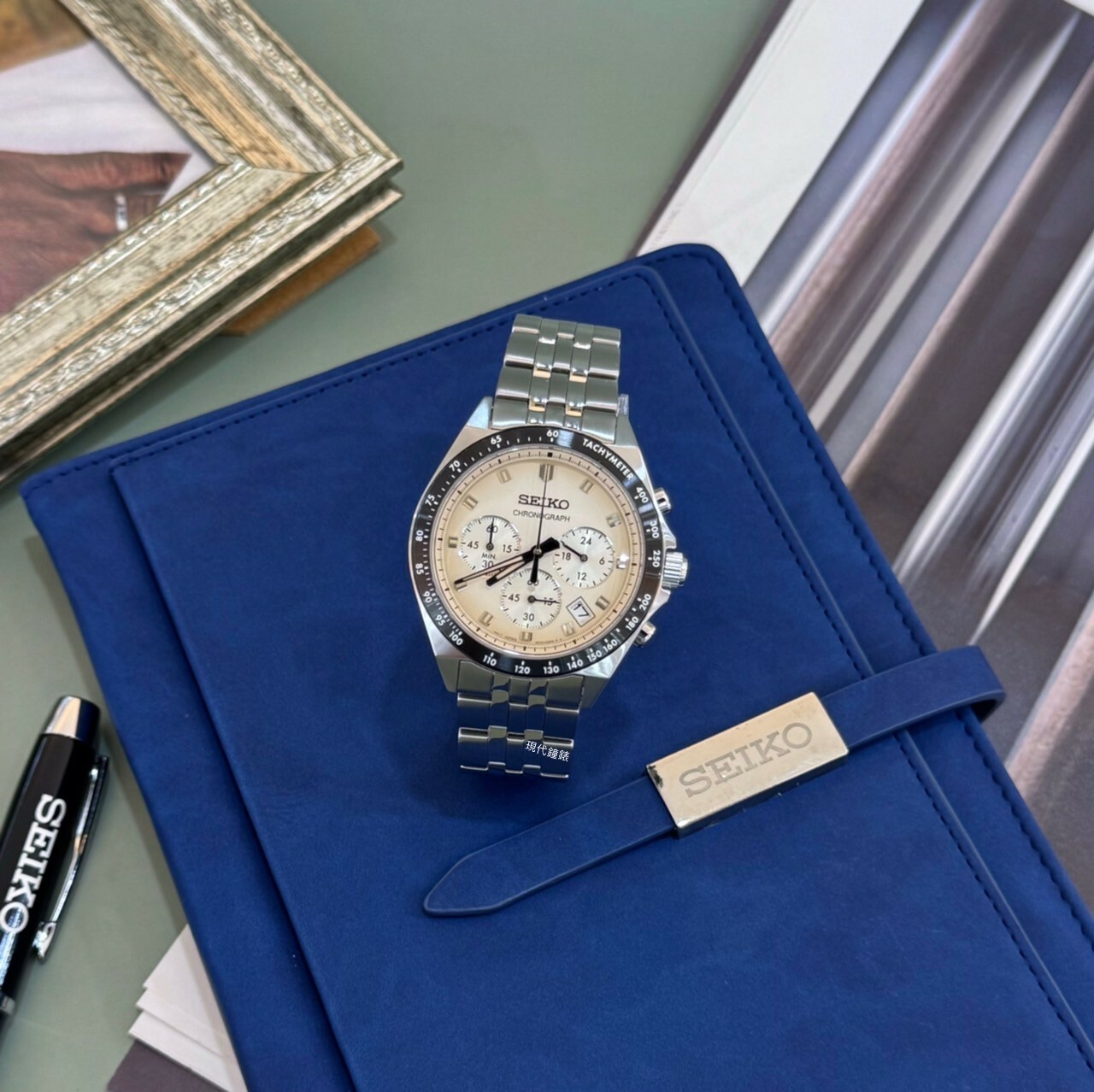 【SEIKO 精工】CS系列 計時碼錶 日系三眼石英腕錶8T63-02R0S 41mm 現代鐘錶