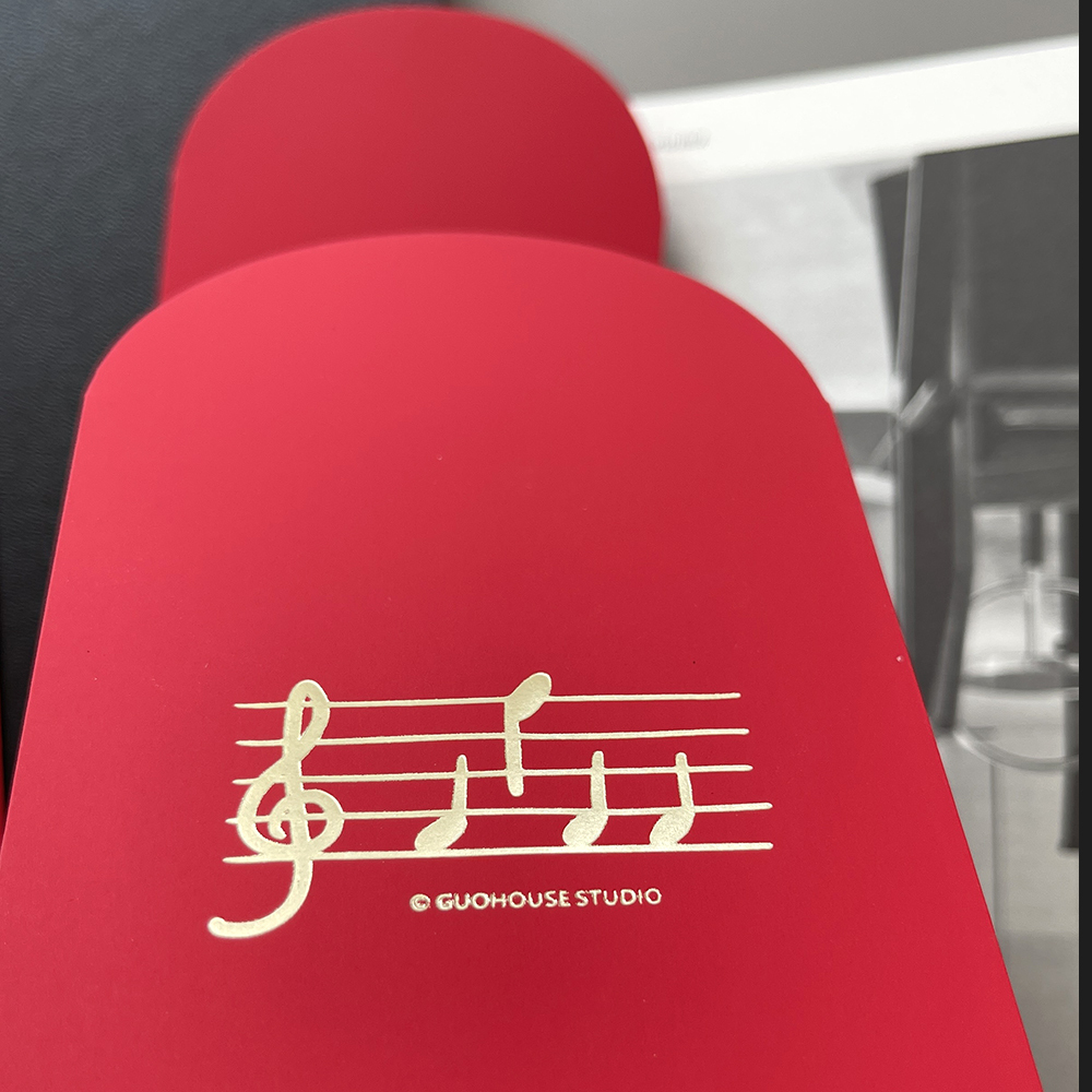 Fa發發手工燙金絲綢感紅包袋