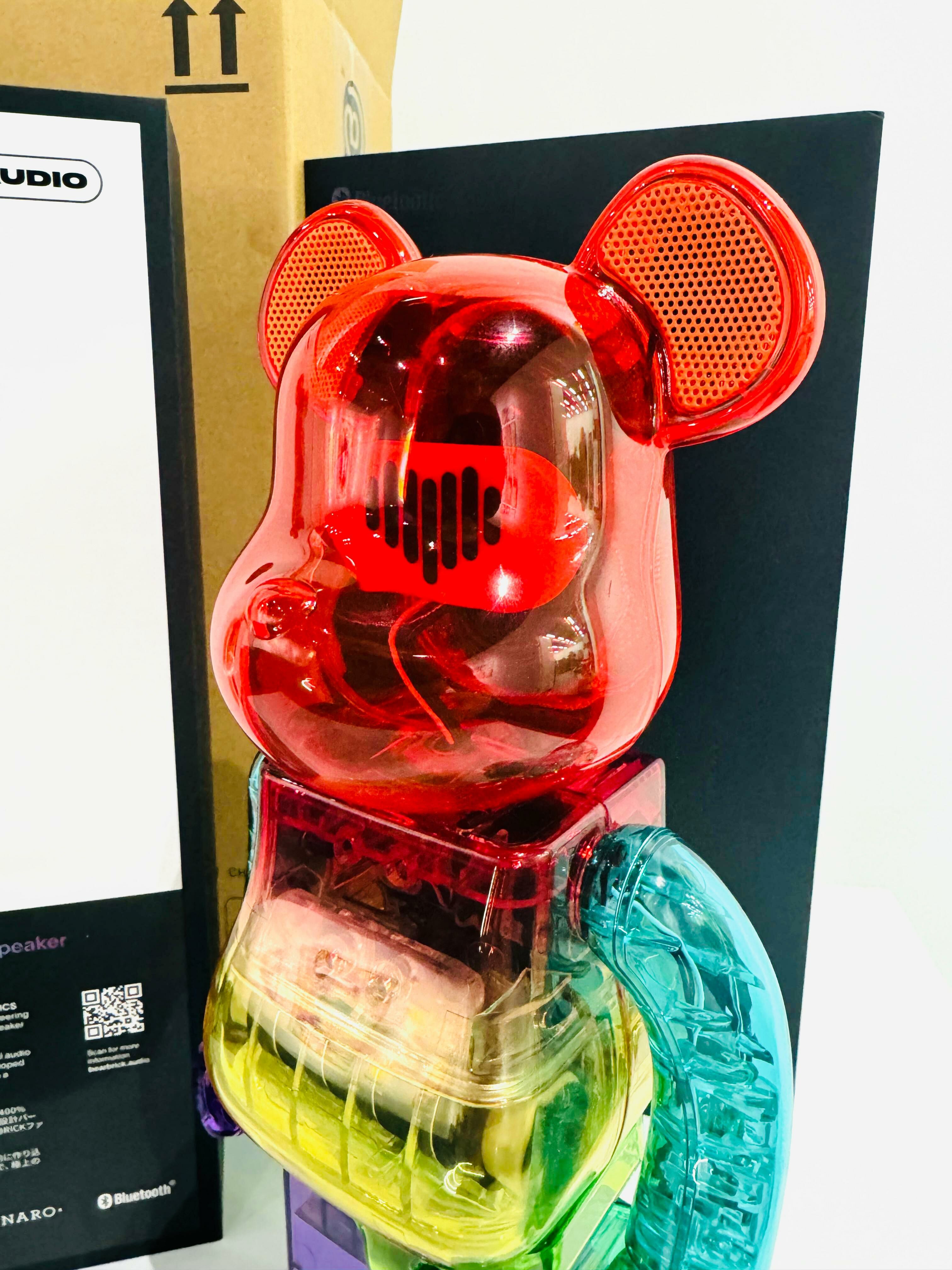 その他 BE@RBRICK MULTICOLOR Ver. 400% BE@RBRICK AUDIO 400% Portable Bluetooth Speaker | Iridescent