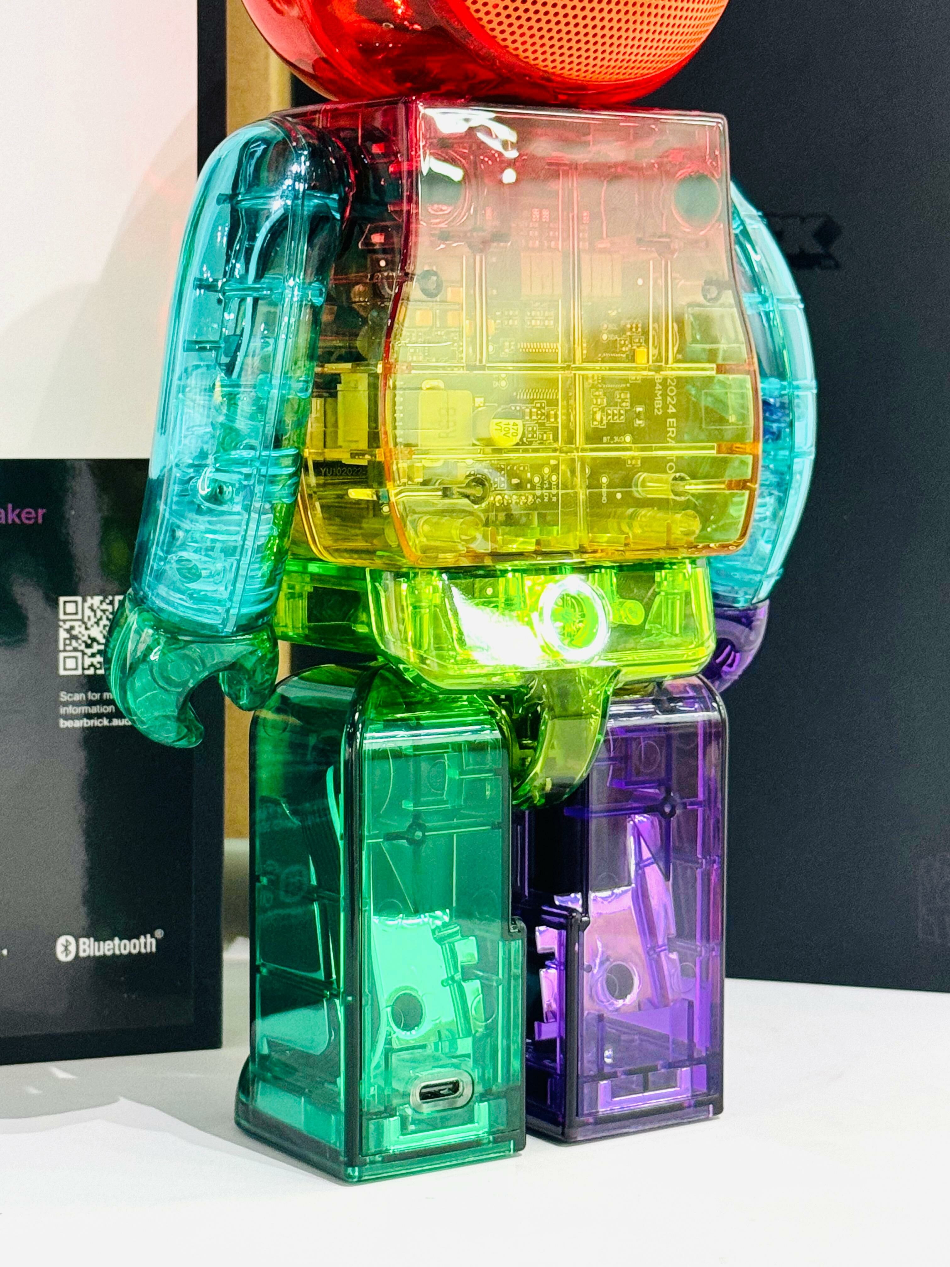 400% BE@RBRICK AUDIO RAINBOW Portable Bluetooth®️ Spea