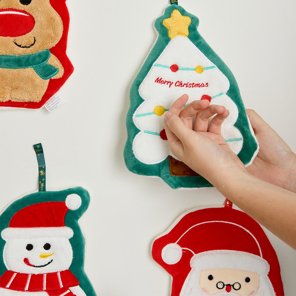 O'Pretty 歐沛媞 聖誕交換禮物-擦手巾禮