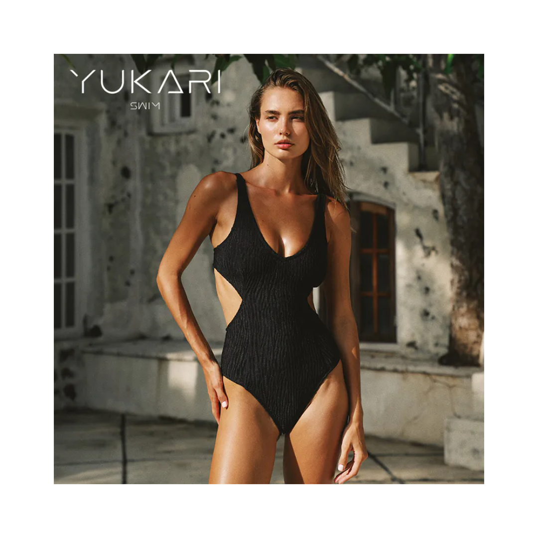 ▲Yukari Frida 性感深V腰部簍空連身泳衣 [TA035]