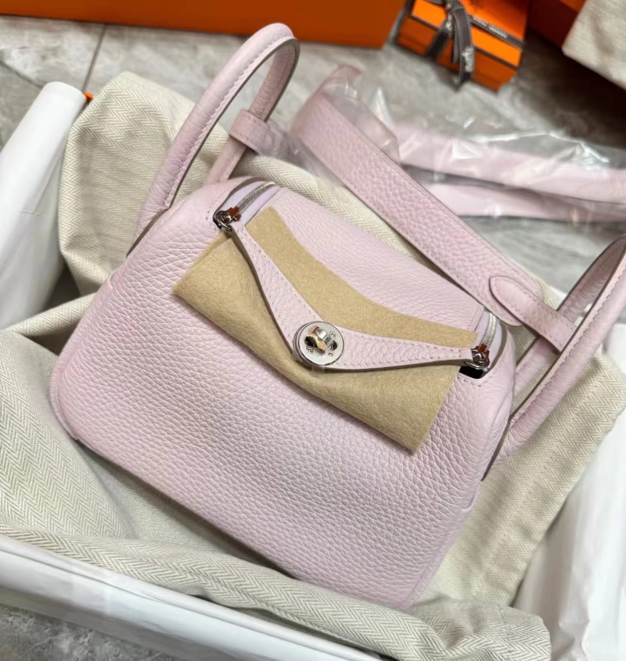 Lindy mini 09 mauve pale ck tc W（二代：肩帶長92cm)