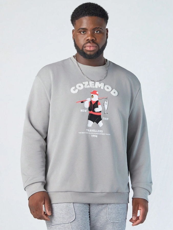 KADMAX大尺碼-秋冬長袖TEE〈CATW2409〉