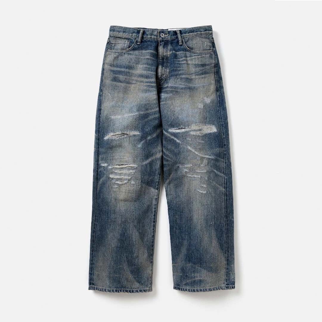 2024AW NEIGHBORHOOD SAVAGE DENIM DP WIDE PANTS 寬版 牛仔褲 牛王 現貨 242XBNH-PTM07