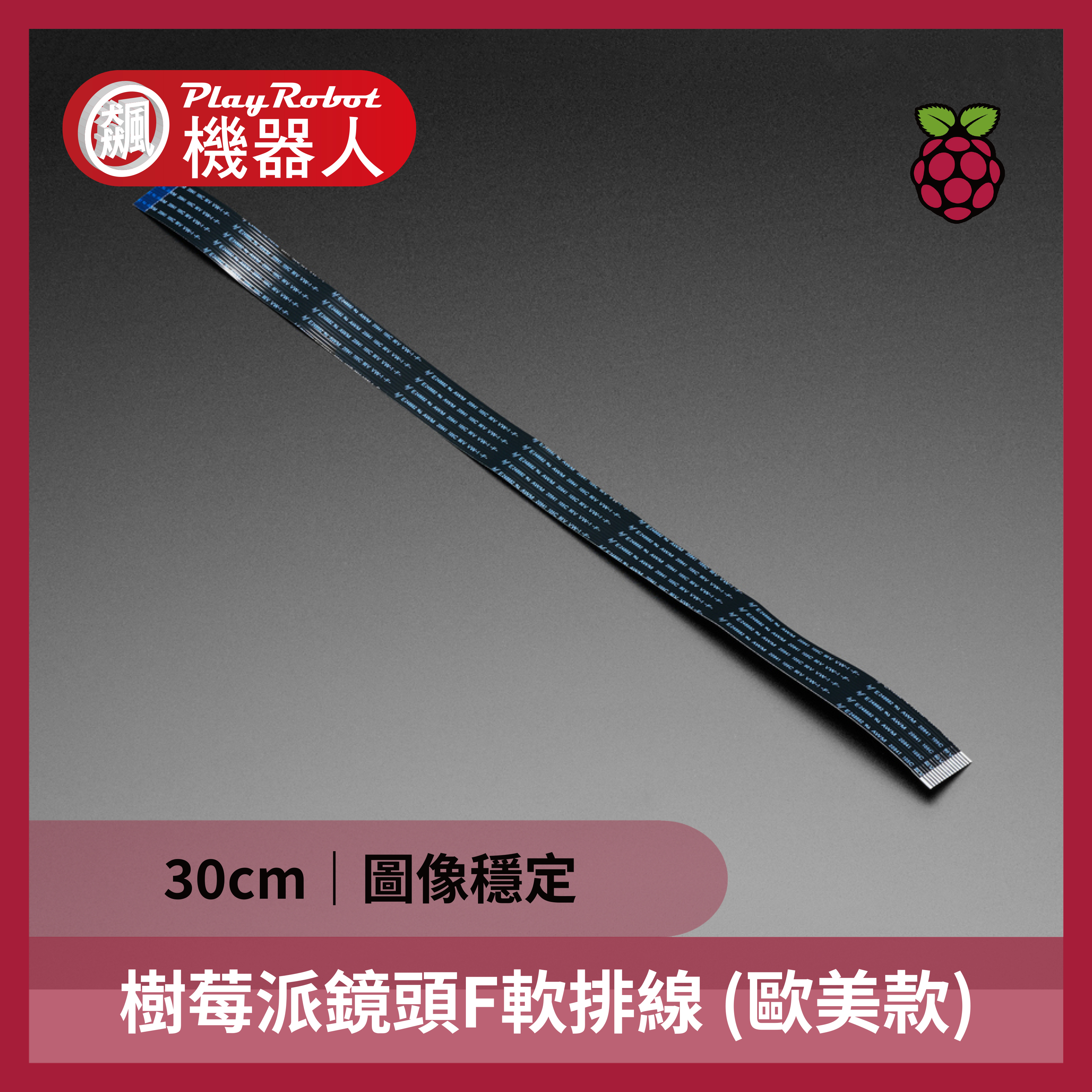 樹莓派攝像頭F軟排線30CM (歐美款)