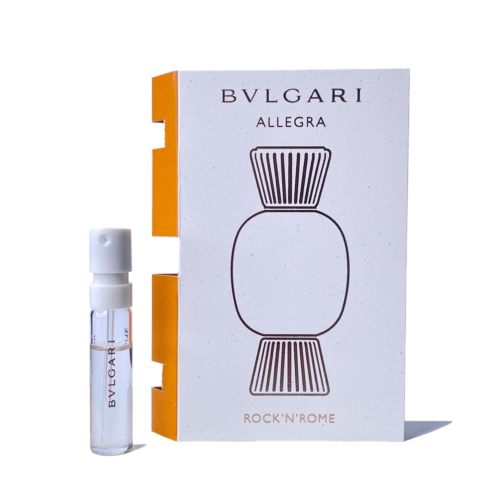 BVLGARI 寶格麗 ALLEGRA 悅享盛典系列 ROCK'N'ROME 微醺羅馬女性淡香精 1.5ml 針管