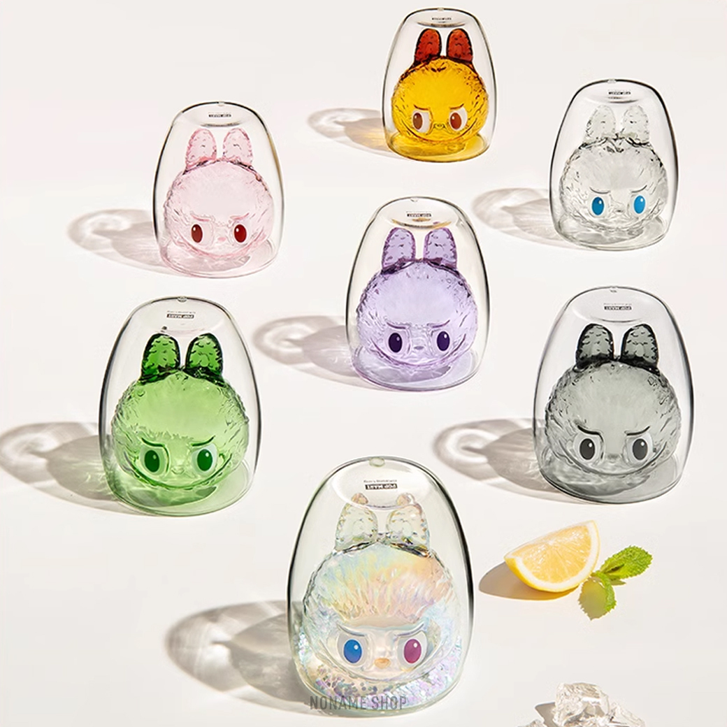 POP MART 泡泡瑪特 THE MONSTERS LABUBU CHEERS 雙層 玻璃杯 造型 盲盒