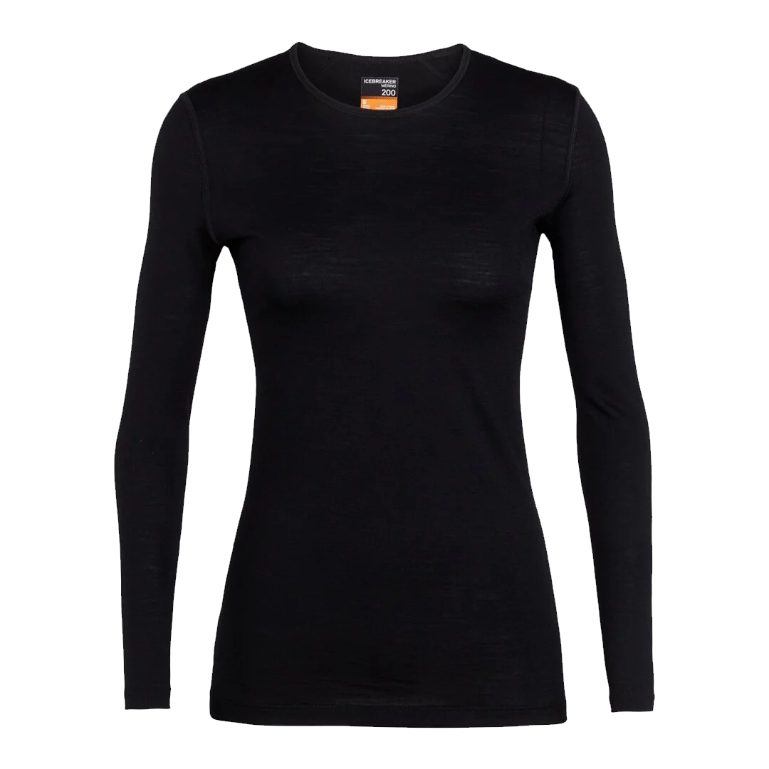 Icebreaker Oasis 200 素色圓領長袖上衣 女款 (3色) 12IB104375