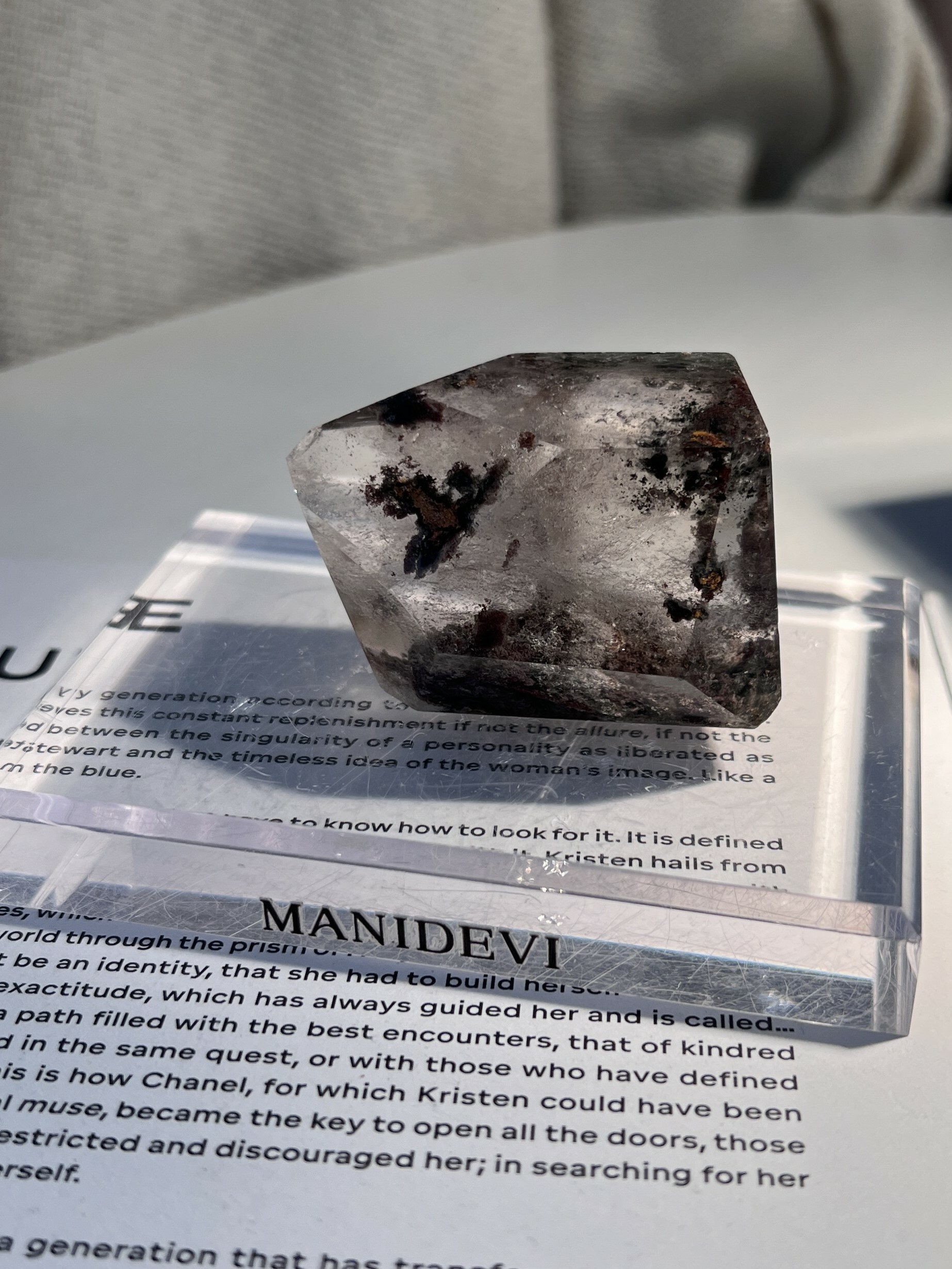 綠幽靈擺件 Green Phantom Crystal