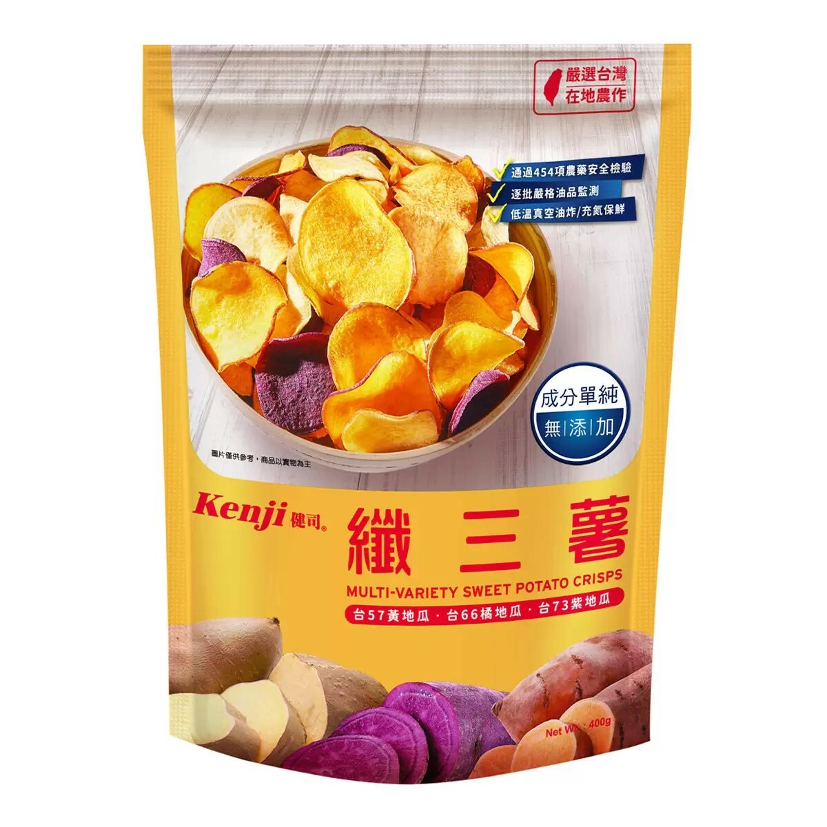 台灣 好市多 Kenji健司 纖三薯脆片 400公克 (✈️直送香港✈️運費到付)