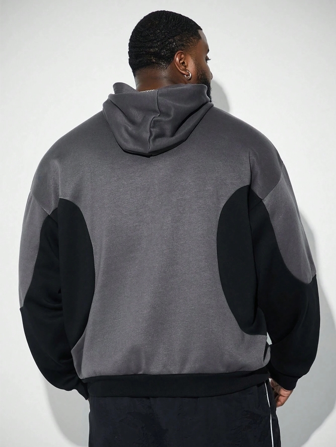 KADMAX大尺碼-秋冬長袖帽TEE〈CATW2413〉