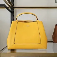 [S] KATE SPADE KH434 LENA SATCHEL PEBBLED LEATHER,DAFFODIL, 196021504341 (SKS1398)