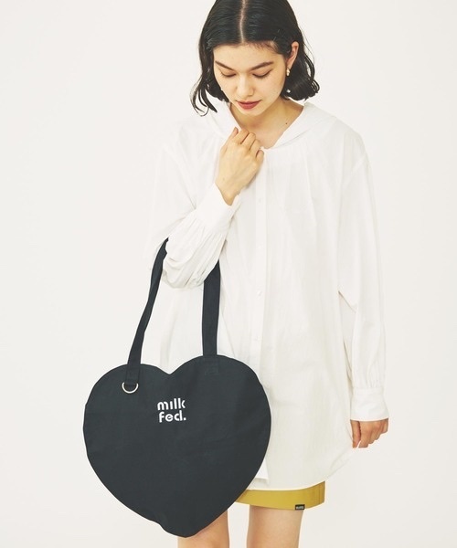 MILKFED. / HEART SHAPED TOTE BAG