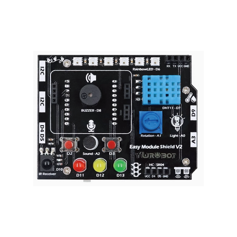 Arduino 多功能擴展板 V2 相容 Arduino UNO 應用多種感測器