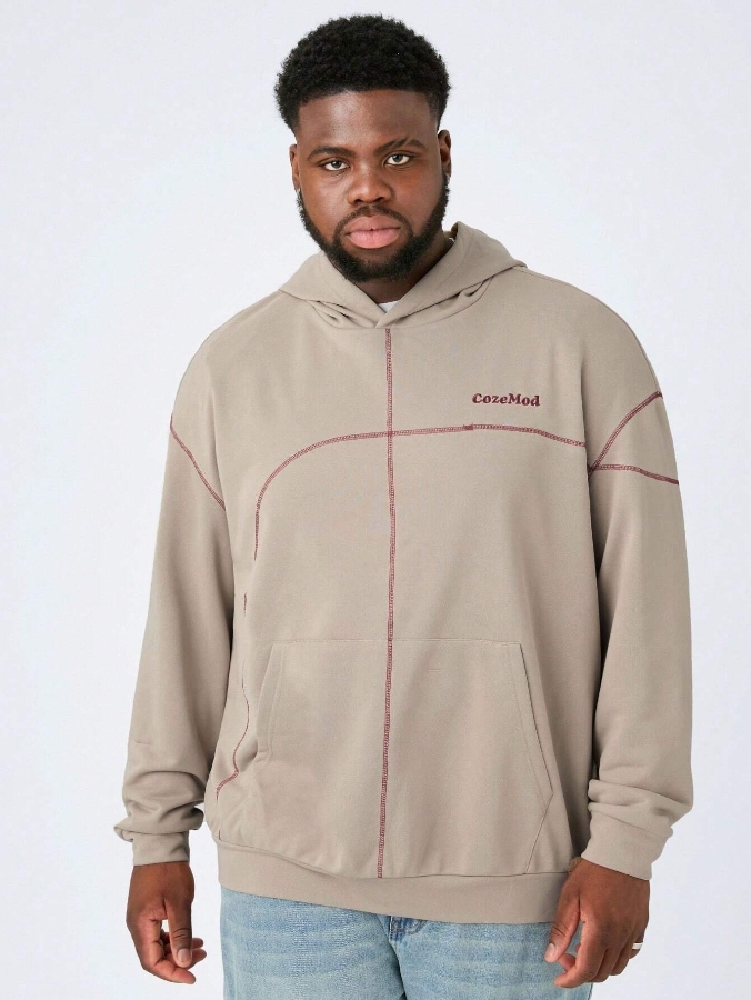 KADMAX大尺碼-秋冬長袖帽TEE〈CATW2417〉