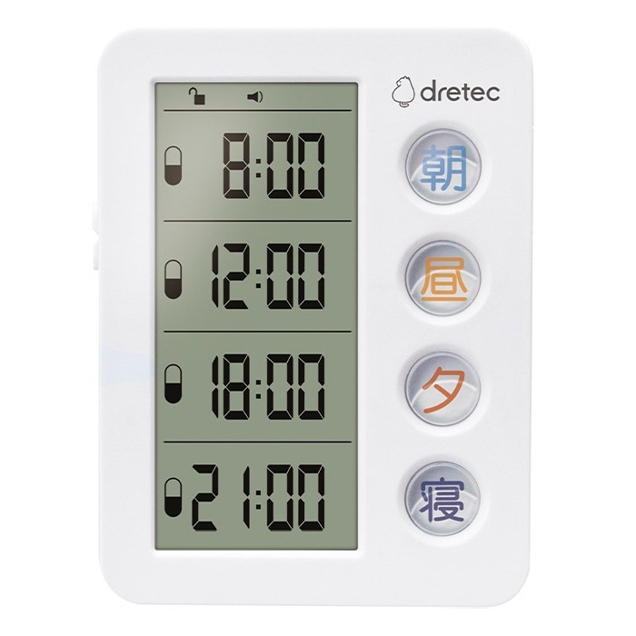 多利科 - 服藥計時器【T-633WT】(白色)