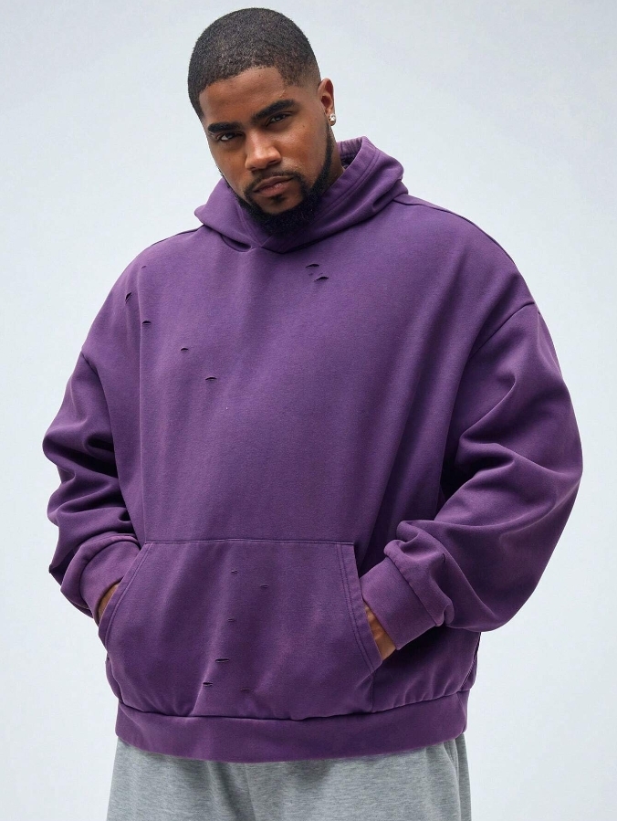 KADMAX大尺碼-秋冬長袖帽TEE〈CATW2418〉