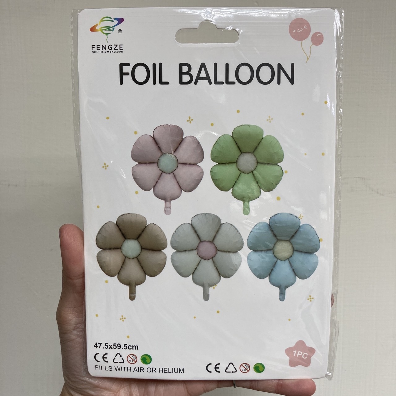 啞光雛菊鋁膜氣球