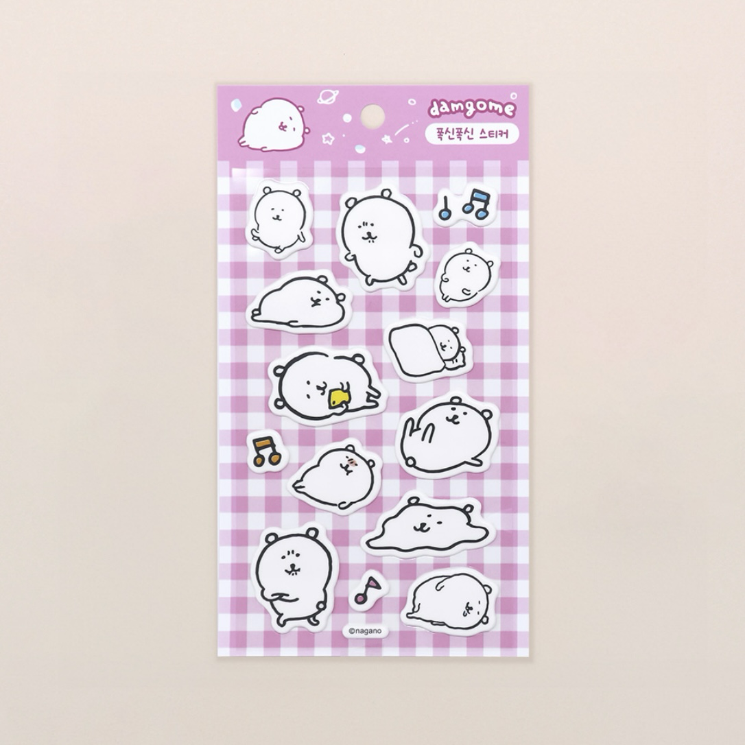 現貨｜韓國限定 白熊 脹卜卜貼紙