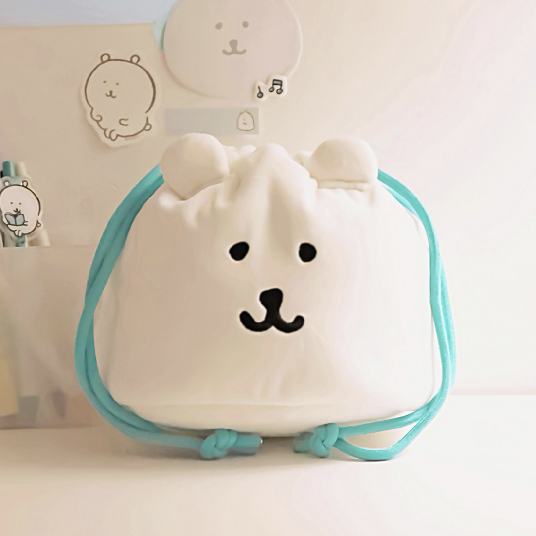 預訂｜韓國限定 白熊 索繩袋