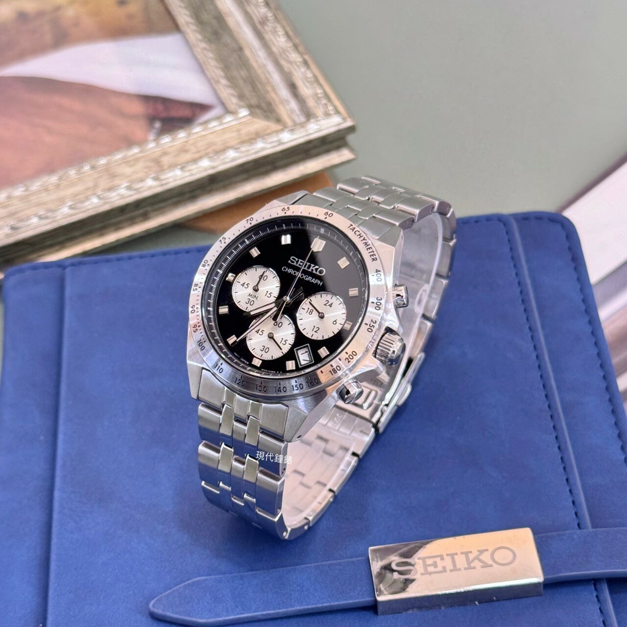 【SEIKO 精工】CS系列 計時碼錶 日系三眼石英腕錶8T63-02R0D 41mm 現代鐘錶