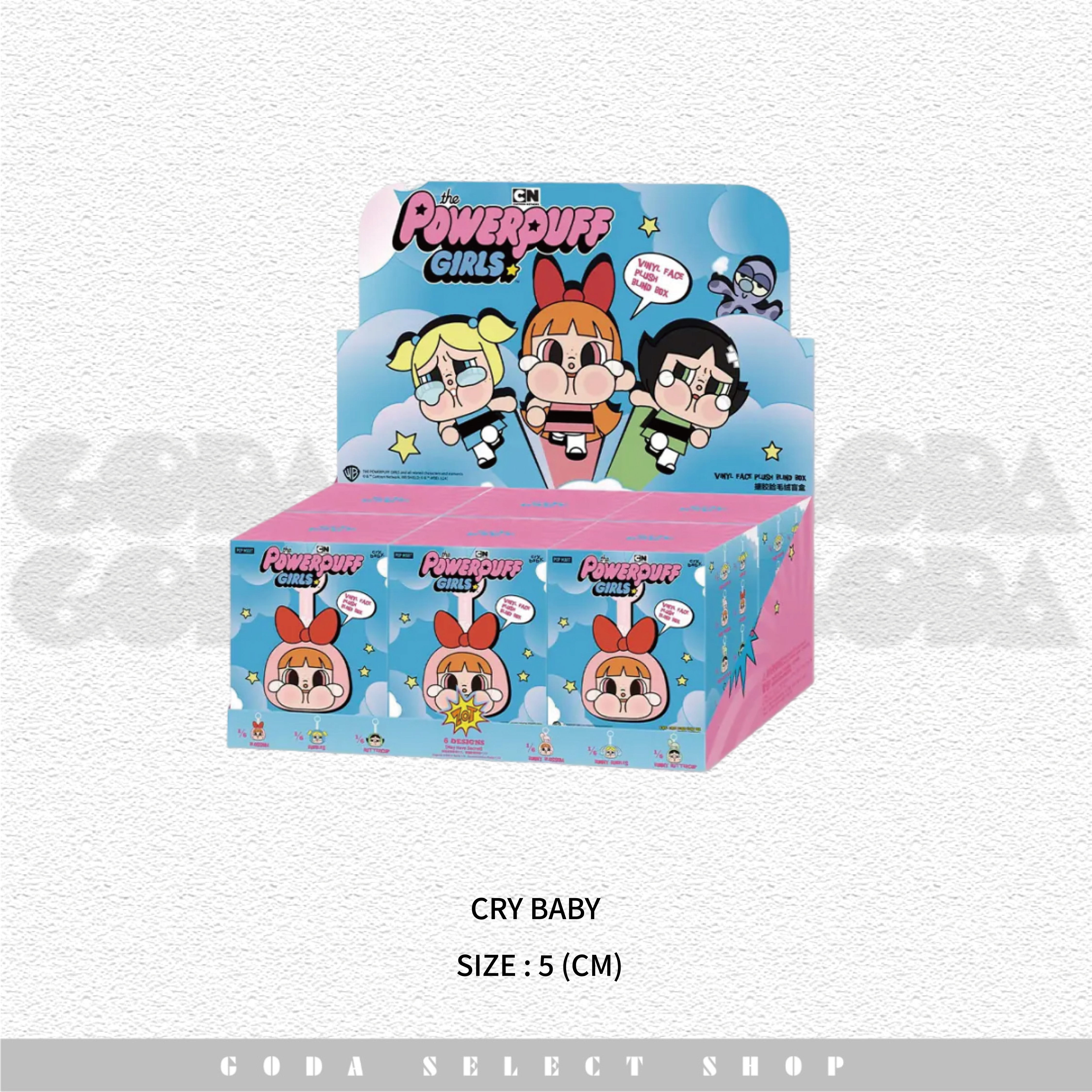 [(G)I-DLE Minnie同款]Cry Baby 飛天小女警 搪膠 毛絨 盲盒(一整套6入) #GT