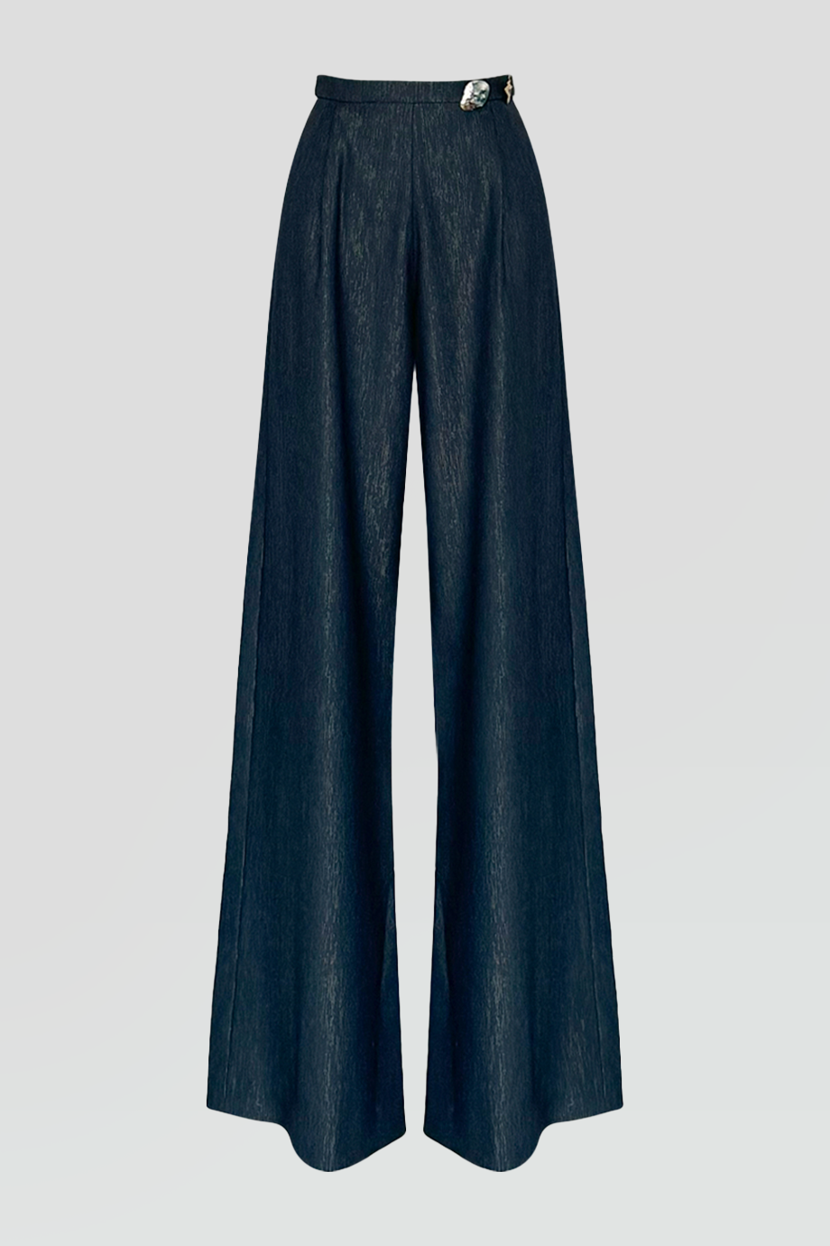 PEGGY HARTANTO｜EQUILIBRE 高腰金屬裝飾打褶落地褲