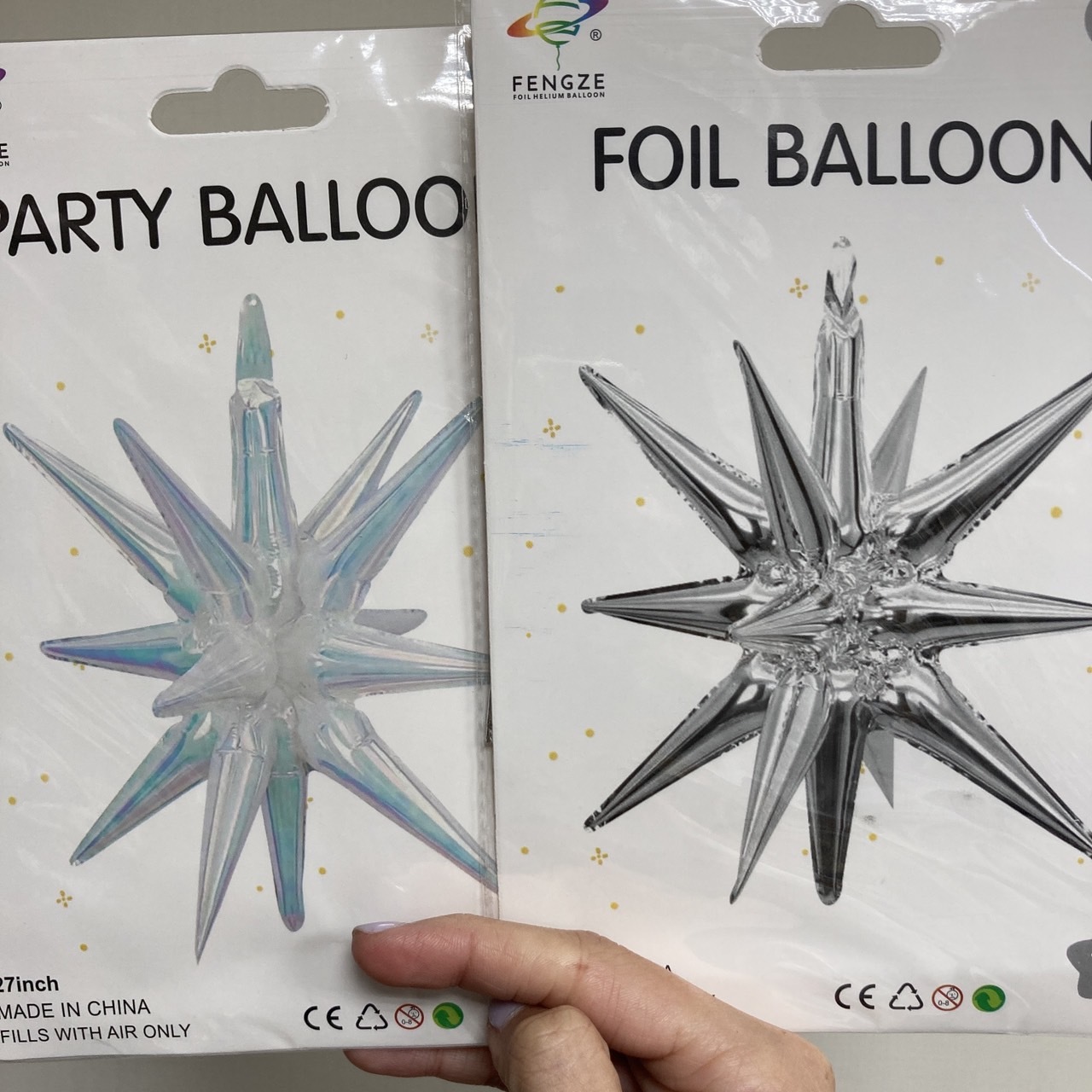 爆炸星鋁膜氣球