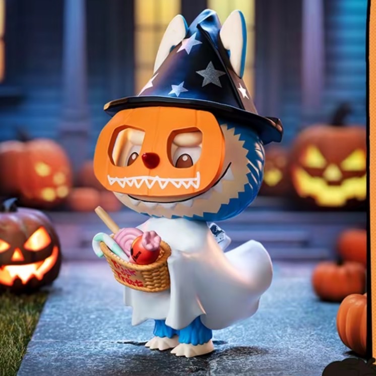 POP MART 泡泡瑪特 THE MONSTERS LABUBU 搗蛋鬼 8.9CM 萬聖節 南瓜 吊卡 手辦 盒玩 公仔【PPMT-034】