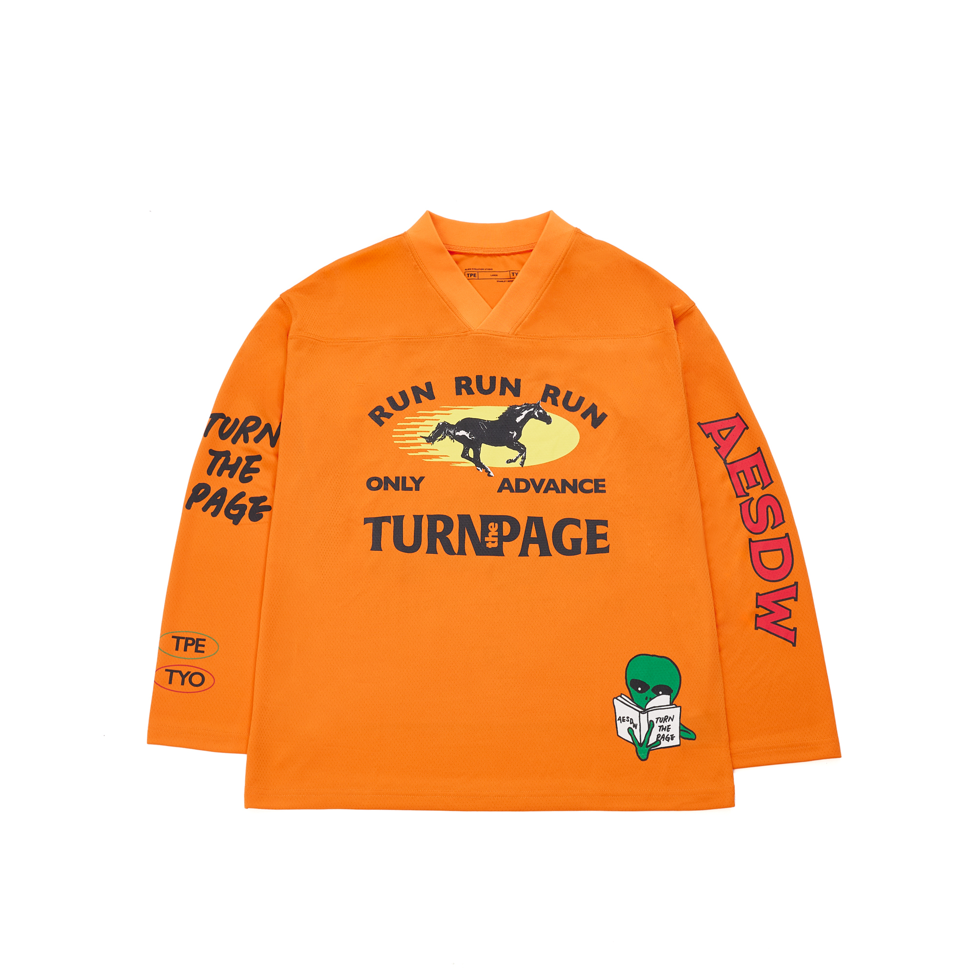 AESDW RUN RUN RUN LONG SLEEVE JERSEY