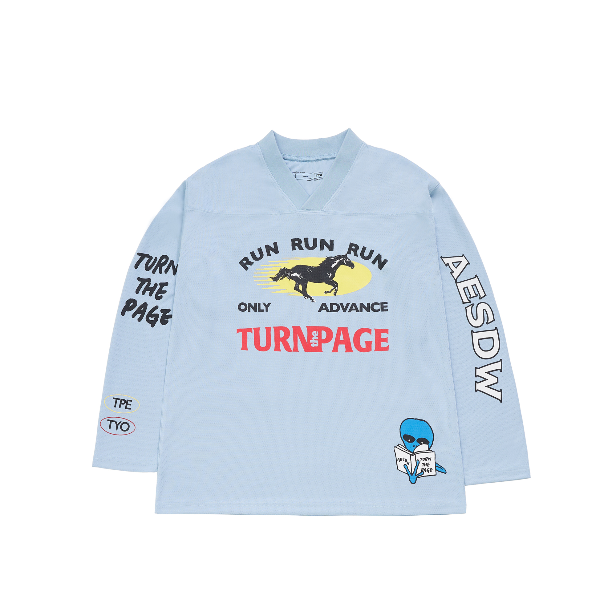 AESDW RUN RUN RUN LONG SLEEVE JERSEY