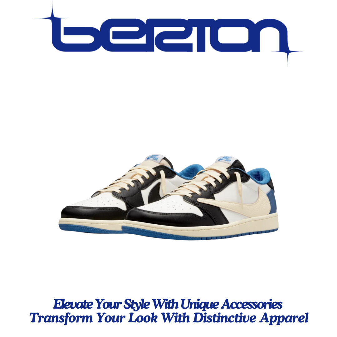 Air Jordan 1 低筒鞋 Travis Scott x Fragment 三方聯名閃電 DM7866-140